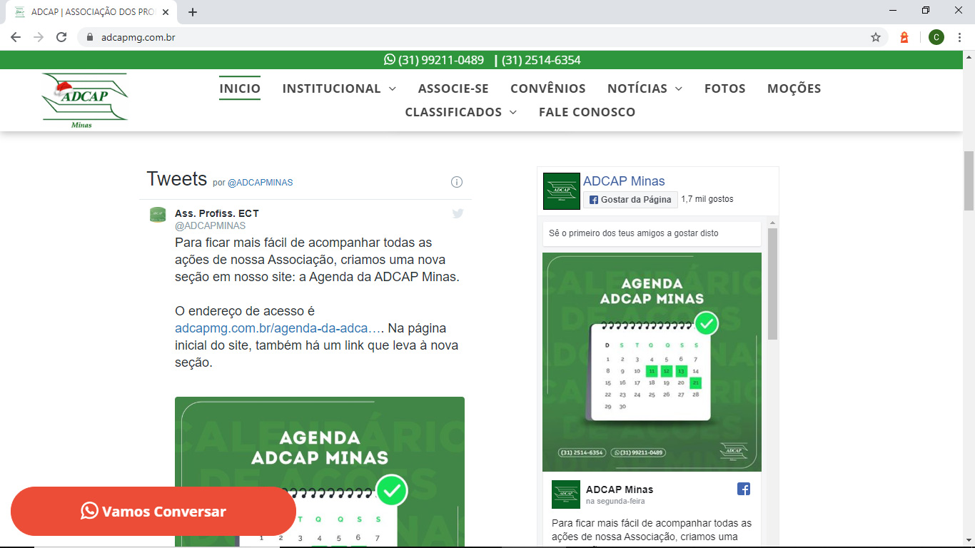 No momento, você está visualizando Novas funcionalidades do site – feed das redes sociais