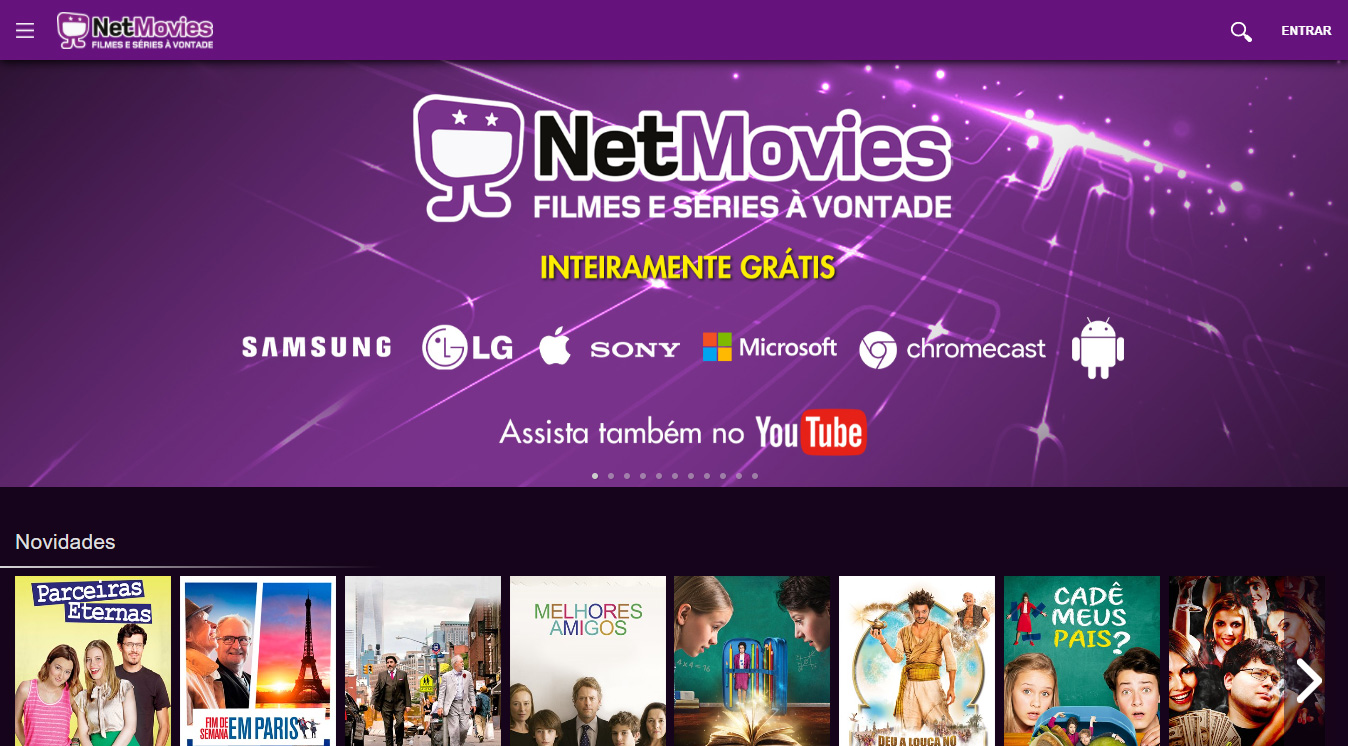 NetMovies - Assista a Séries de TV e Filmes Online Grátis