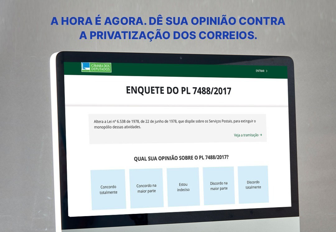No momento, você está visualizando Enquete sobre o PL da privatização – temos 20 mil votos