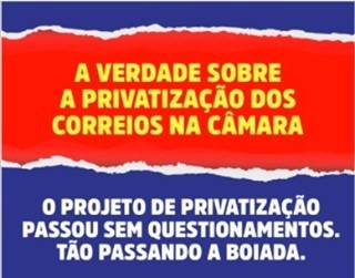 No momento, você está visualizando Opinião pública está do lado dos Correios