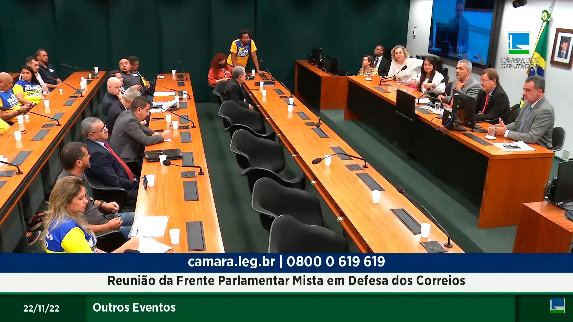 No momento, você está visualizando Reunião da Frente Parlamentar em Defesa dos Correios – veja como foi