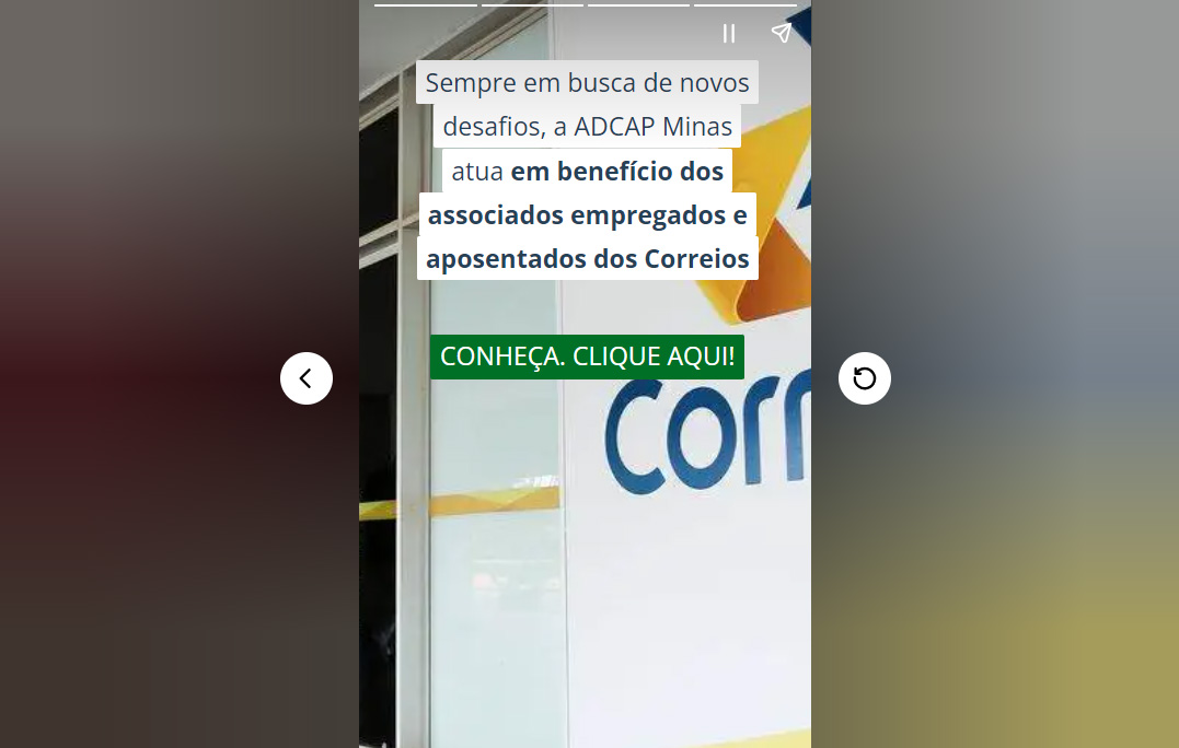 No momento, você está visualizando WebStories da ADCAP Minas