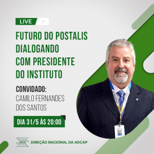 Leia mais sobre o artigo Live no dia 31/5 sobre o futuro do Postalis
