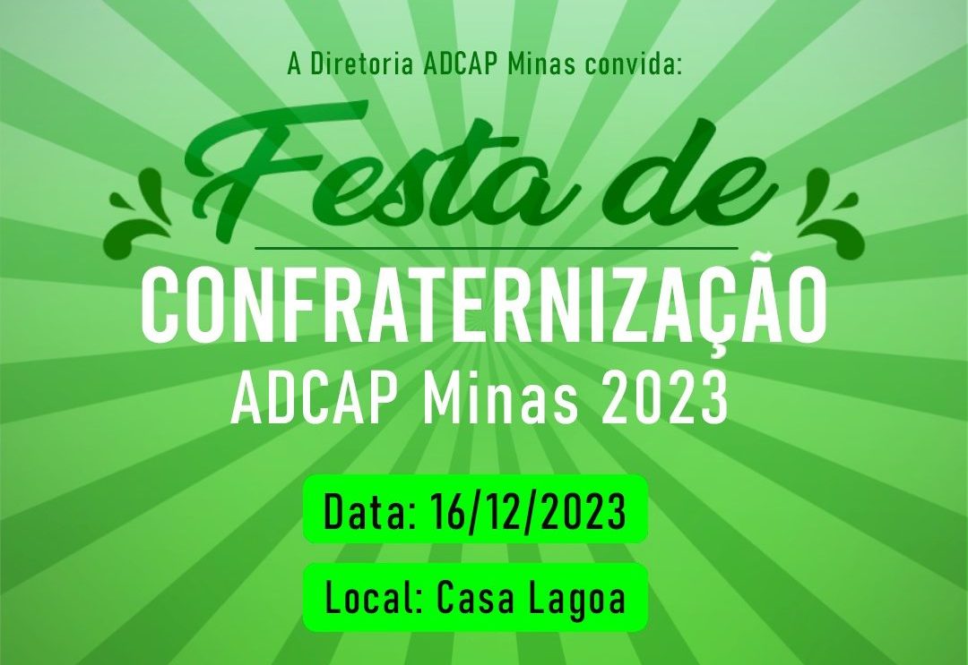 No momento, você está visualizando Confraternização de final de ano – 1º lote só até o final de agosto!