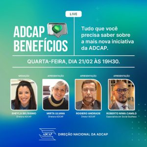 Leia mais sobre o artigo Primeira live do ano da ADCAP