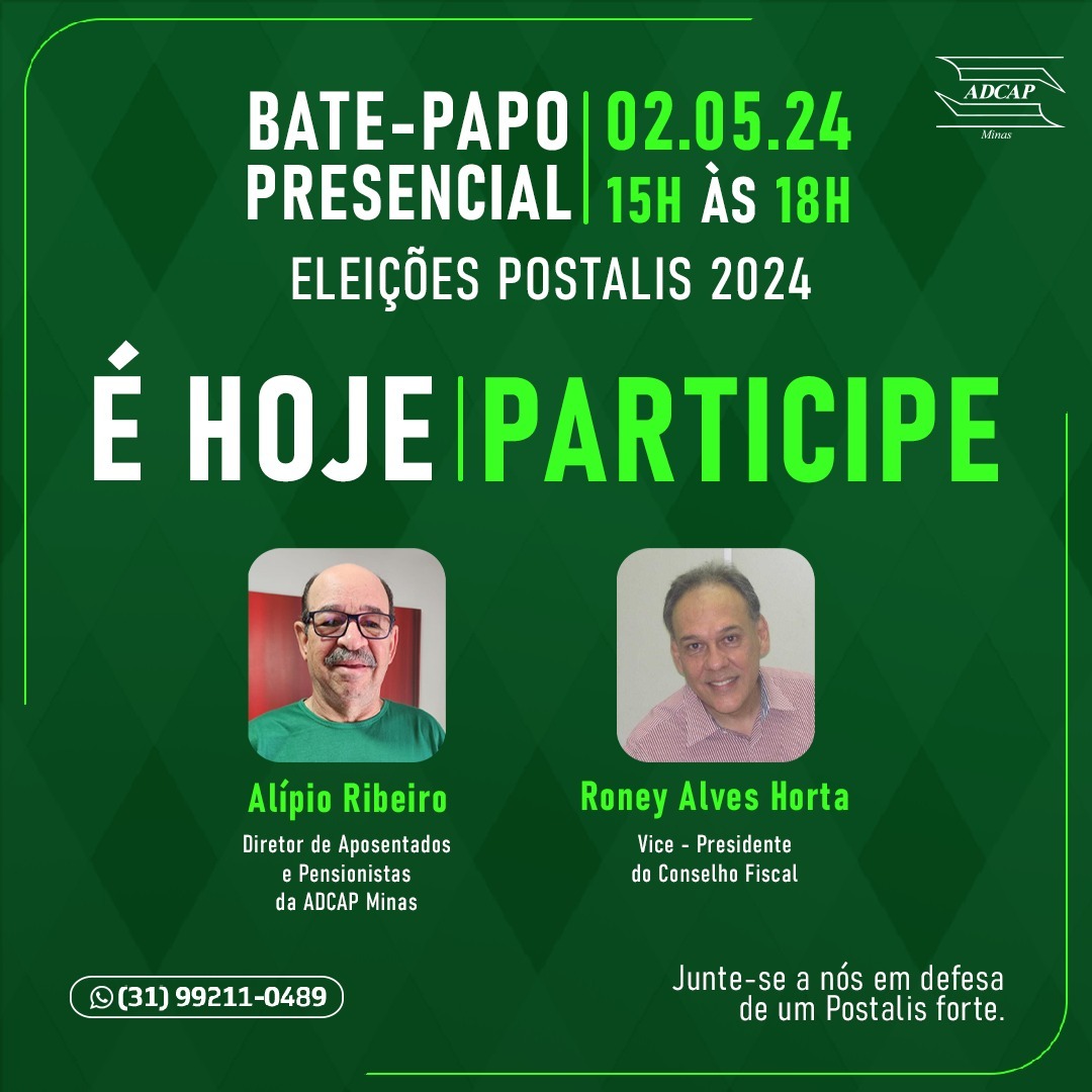 No momento, você está visualizando Bate-papo na sede da ADCAP Minas