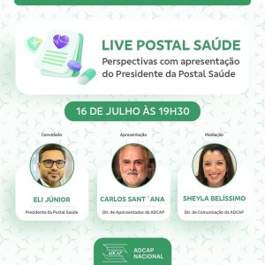 Leia mais sobre o artigo Live sobre perspectivas da Postal Saúde