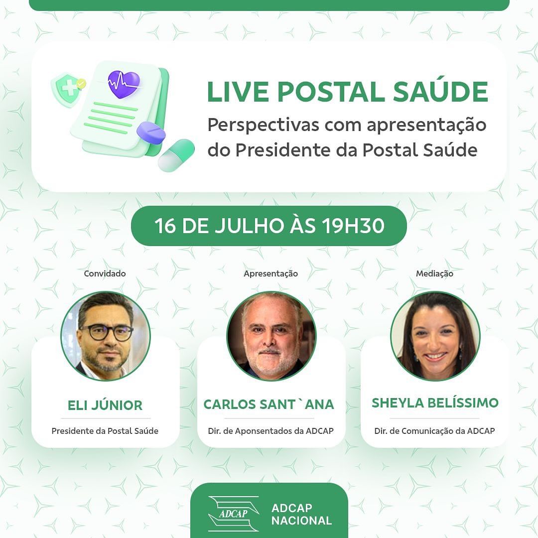 No momento, você está visualizando Live sobre perspectivas da Postal Saúde