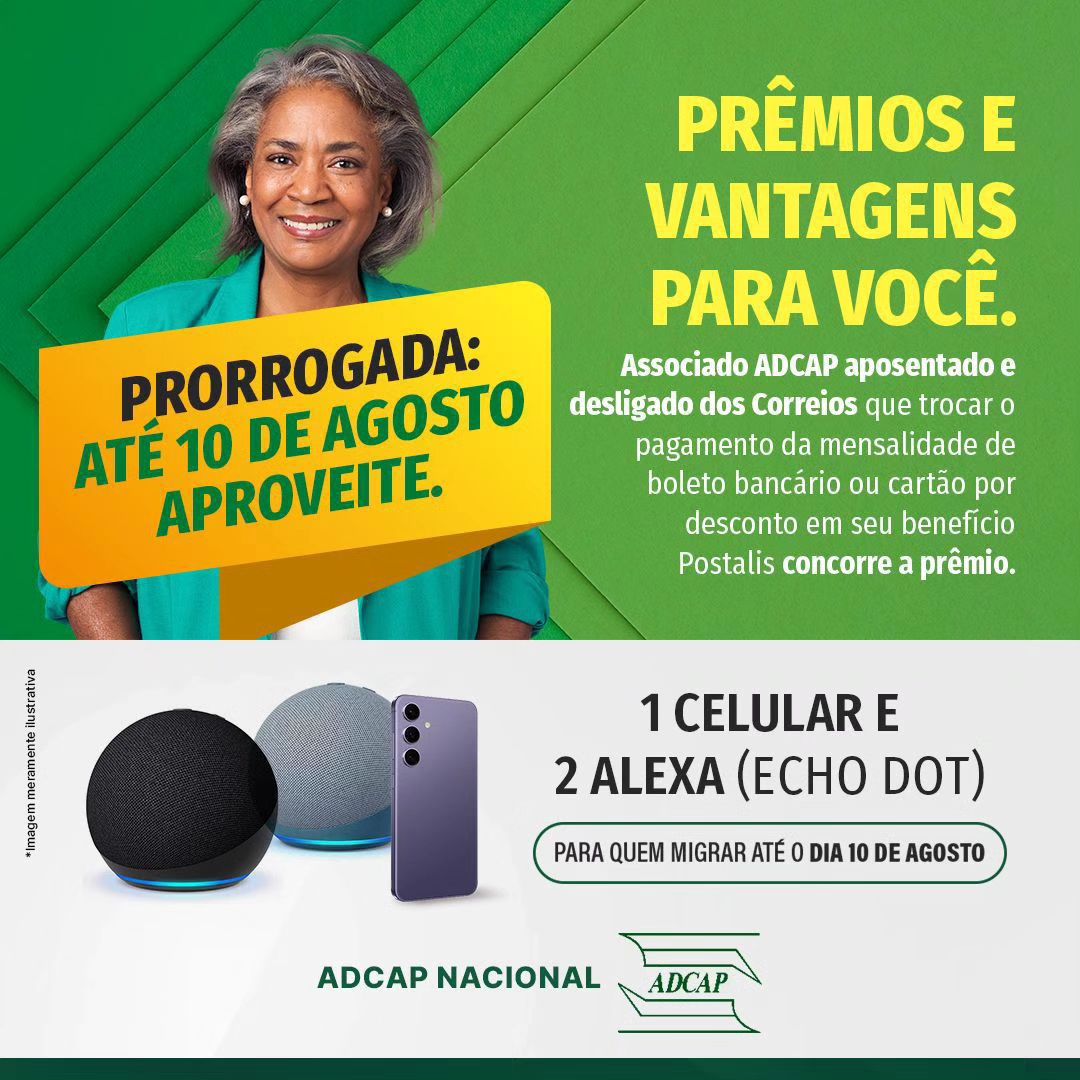 No momento, você está visualizando Concorra a prêmios e vantagens – promoção prorrogada até 10/08!