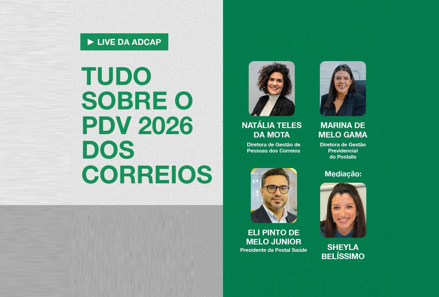 Leia mais sobre o artigo Live da ADCAP sobre o PDV 2026 – veja como foi!